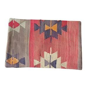 Wool Turkish Kilim Ethnic Boho Rectangle Pillow Cover